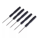 Trusa surubelnite pentru reparatie si demontat, telefoane, electronice si altele, 5 in 1, culoare neagra